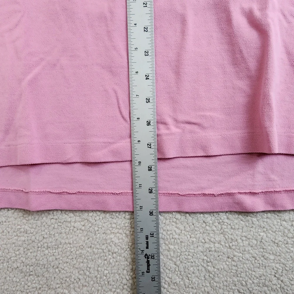 Polo Ralph Lauren Classic Pique Polo Shirt Mens XXL Pink Short Sleeve Preppy